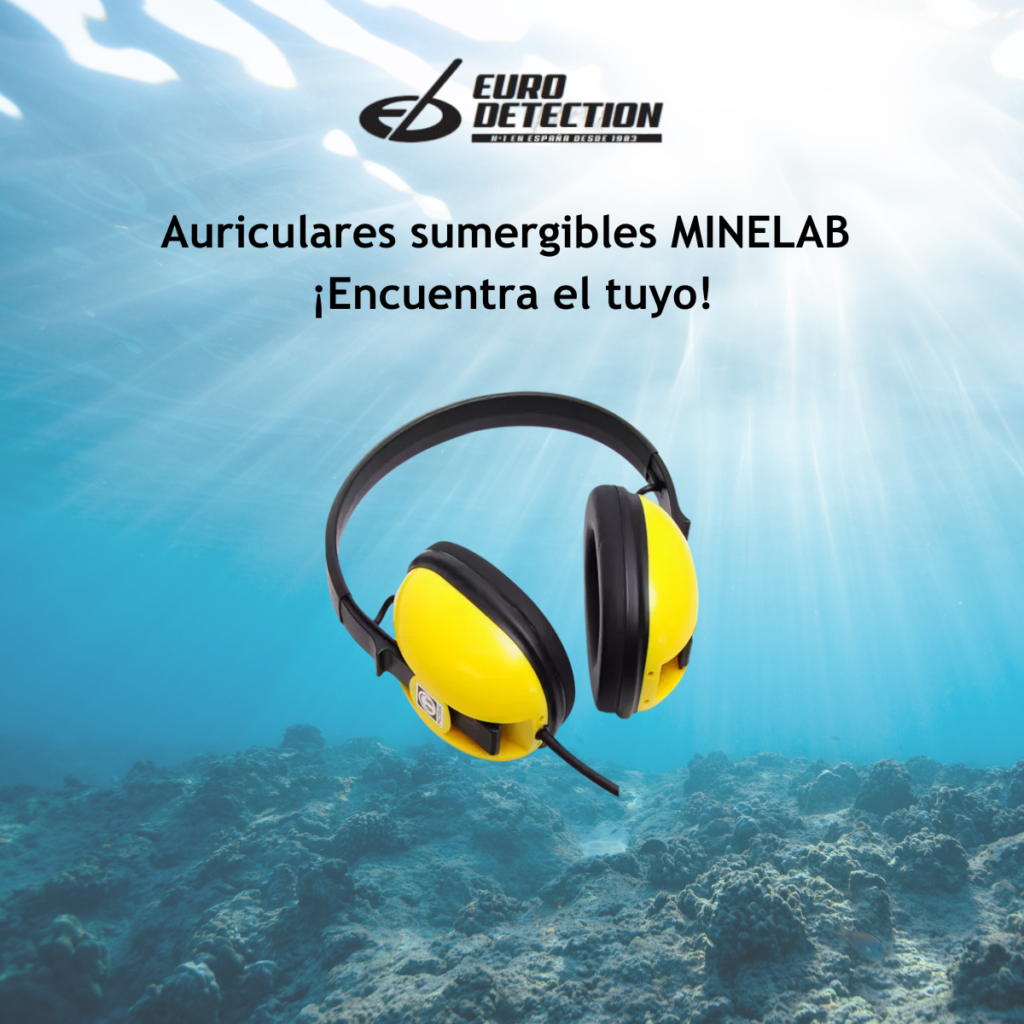auriculares sumergibles de Minelab