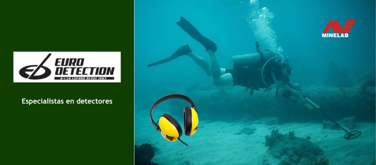 auriculares sumergibles de Minelab
