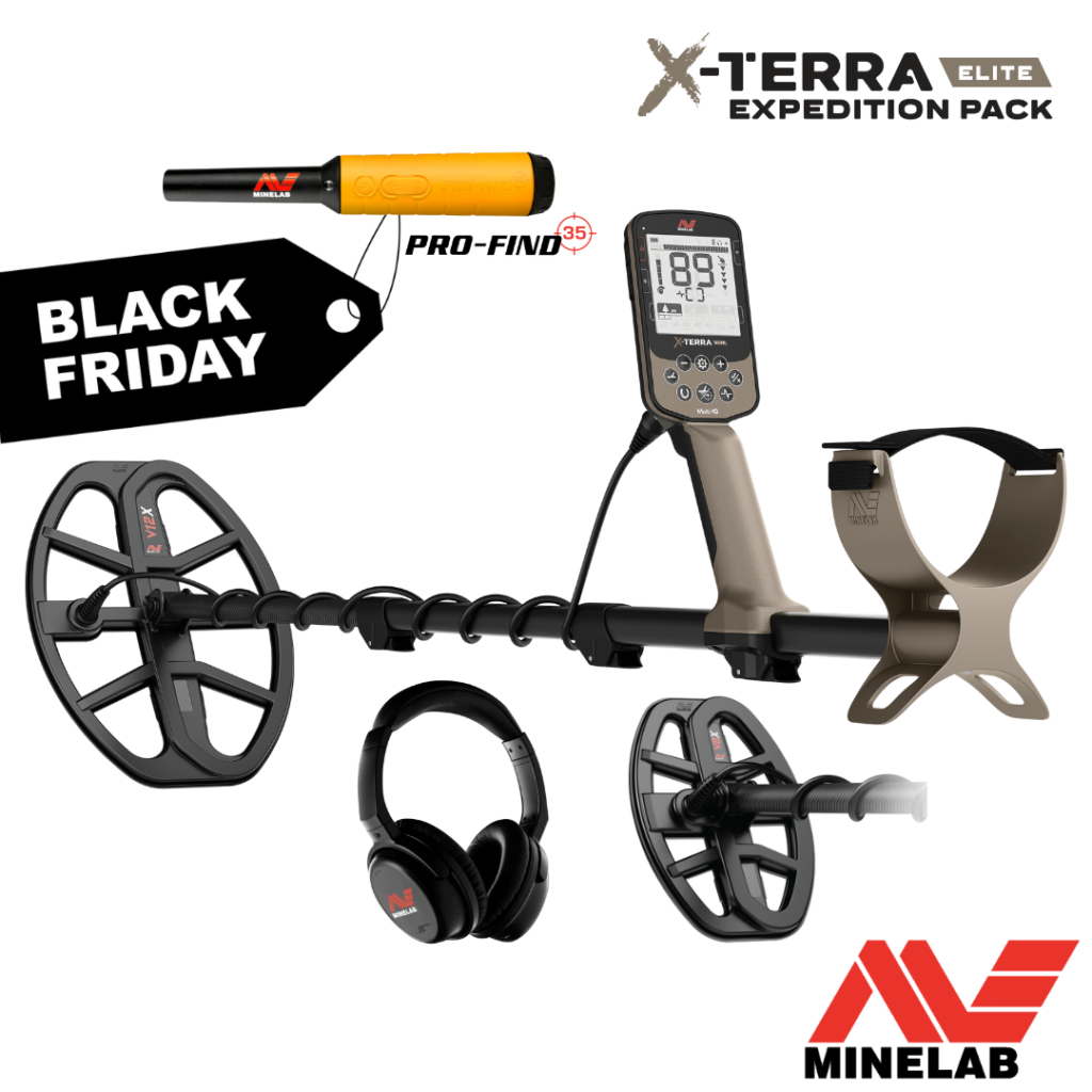 Minelab X-Terra Elite Expedition Pack + Pro Find 35