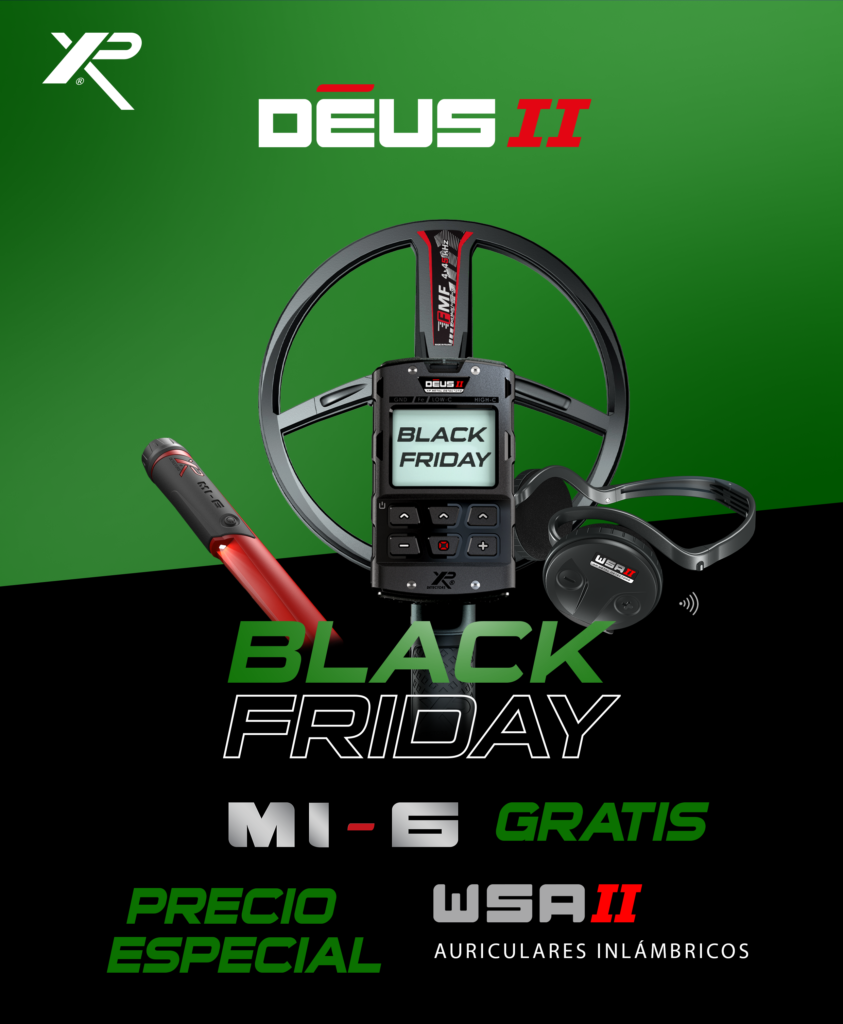 XP Deus II + Pinpointer MI6 + auriculares inalámbricos WSAII