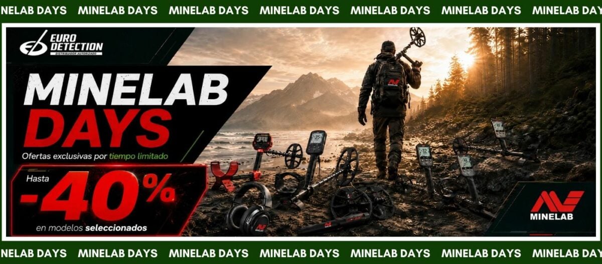 Las mejores ofertas en detectores de metales con MINELAB DAYS en Eurodetection