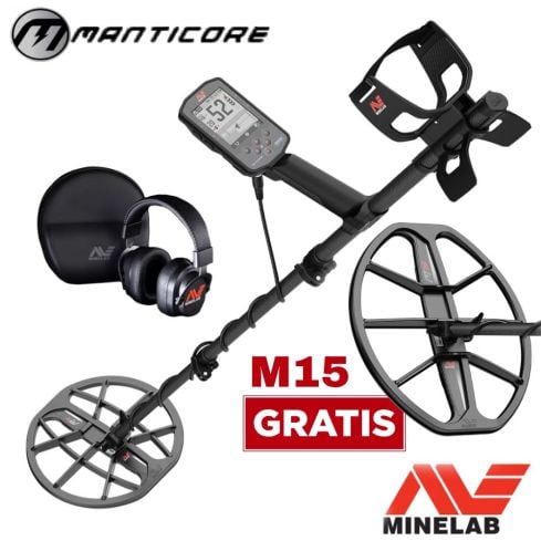 Detector de metales Minelab MANTICORE con bobina M11 de 11 pulgadas