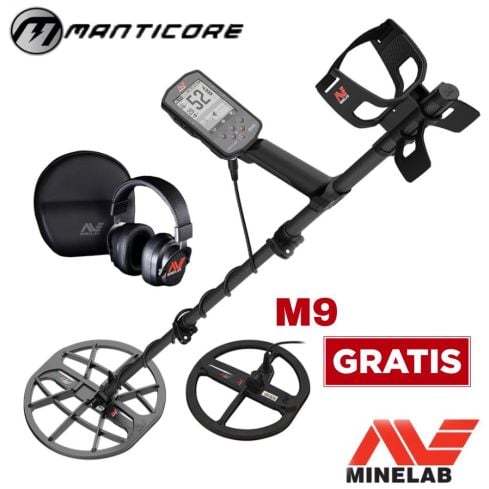 Detector de metales Minelab MANTICORE con bobina M11 de 11 pulgadas