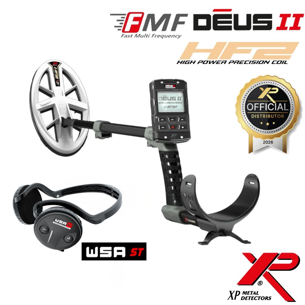 Detector de Metales XP Deus II RC HF2 + WSA ST eurodetection tienda de detectores de metales en espa&ntilde;a