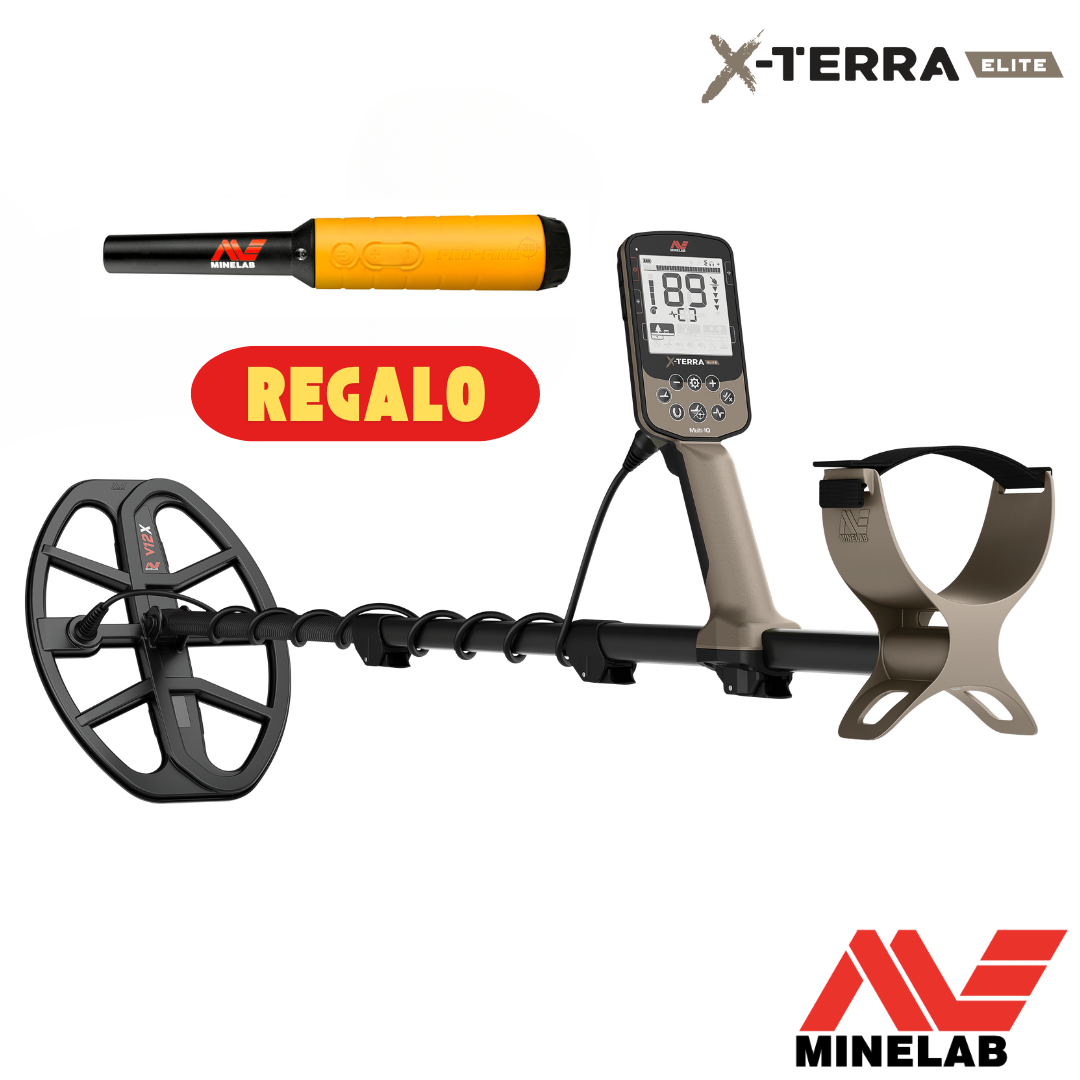 Detector de Metales Minelab X-Terra Elite eurodetection tienda de dectores de metales en espa&ntilde;a Y PRO FIND 35 PINPOINTER DE REGALO