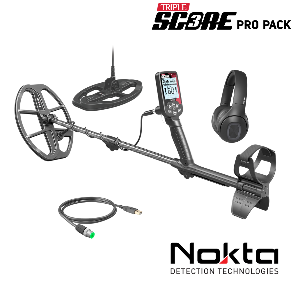 Detector de Metales Nokta Triple Score eurodetection tienda de detectores de metales en españa
