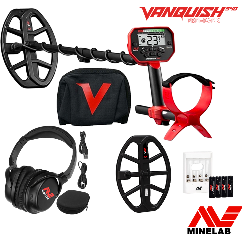 Detector de metales Minelab Vanquish 540 Pro Pack