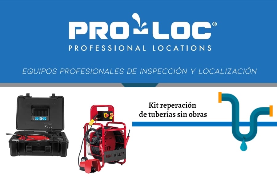 Reparación tuberías sin obra